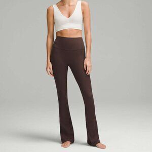 Lululemon Align Ribbed Mini-Flared Yoga Pant 25" Espresso